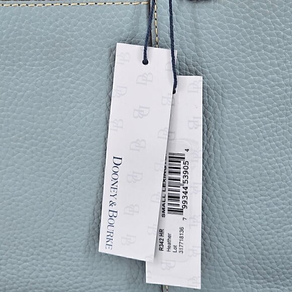 DOONEY & BOURKE Small Lexington HEATHER (Retired) Pebble Leather Shopper NWT - Picture 7 of 16